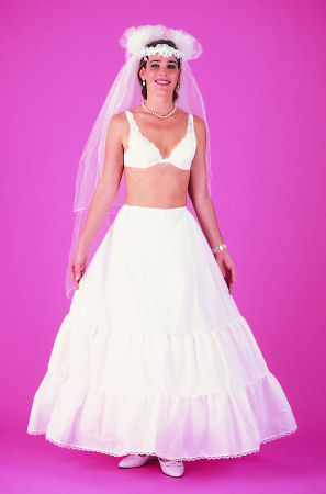 Spandex Waist Medium Full Bridal Slip (Extra Full) 103XFF