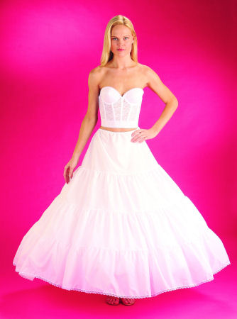 Drawstring Waist Bridal Slip (Extra Full) 113DSXF