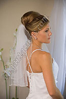 Custom Wedding Veil -- 20" 1 Tier Shoulder Length Veil