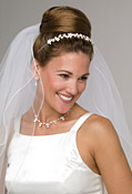 Bridal Headpiece with Wedding Veil 2748