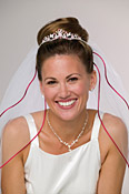 Bridal Headpiece with Wedding Veil 2766