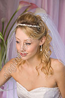 Bridal Headpiece with Wedding Veil 2805