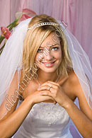 Bridal Headpiece with Wedding Veil 2811