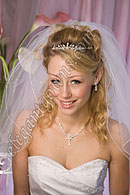 Bridal Headpiece with Wedding Veil 2812