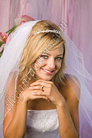 Bridal Headpiece with Wedding Veil 2815