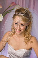 Bridal Headpiece with Wedding Veil 2816