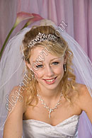Bridal Headpiece with Wedding Veil 2817