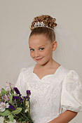Flower Girl/Communion Veil & Headpiece 3136