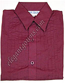 Ring Bearer Burgundy Shirt