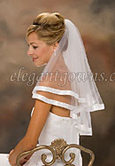 2 Tier Elbow Length Veils