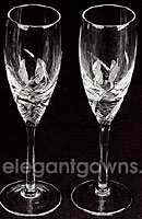 Crystal Champagne Flutes FREE Engraving! CA5128
