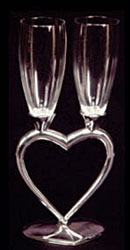 Heart Champagne Flutes CA5567