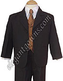 Copper Vest & Tie Ring Bearer Suit