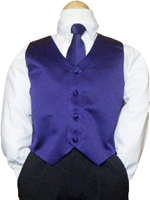 Grape Vest & Tie