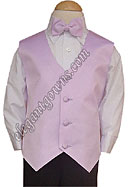 Lavender Vest & Tie
