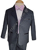 Lilac Vest & Tie Ring Bearer Suit