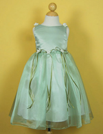 Linda Flower Girl Dress - Sage