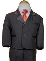 Persimmon Vest & Tie Ring Bearer Suit