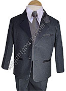 Clearance Pewter Vest & Tie Ring Bearer Suit