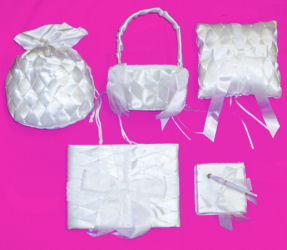 Satin Weave Bridal 5 Piece Set 800 - Click Image to Close