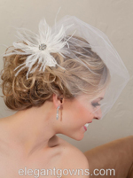 Bridal Visor Veil 7039v