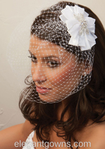 Bridal Visor Veil 7040v