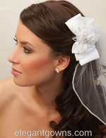 Bridal Headpiece with Wedding Veil 2866 Bridal Headpiece with Wedding Veil 2866