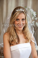 Bridal Headpiece with Wedding Veil 2841