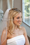 Bridal Headpiece with Wedding Veil 2843