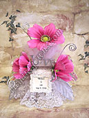 Daisy Cake Top with "Love" CL2000