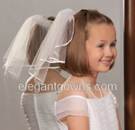 Flower Girl/Communion Veil M-151-1R