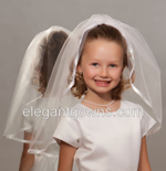 Flower Girl/Communion Veil M-201-3R