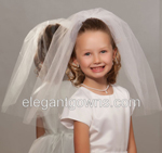 Flower Girl/Communion Veil M-201-C