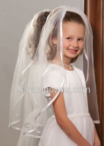 Flower Girl/Communion Veil M-251-3R Flower Girl/Communion Veil M-251-3R