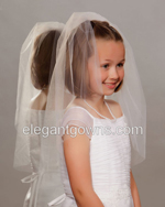 Flower Girl/Communion Veil M-251-C