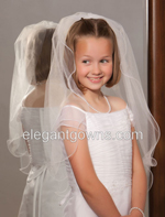 Flower Girl/Communion Veil M-251-F Flower Girl/Communion Veil M-251-F