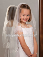 Flower Girl/Communion Veil M-251-P Flower Girl/Communion Veil M-251-P