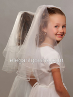 Flower Girl/Communion Veil MFC-202-P