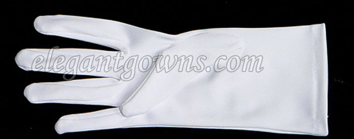 Matte Satin Bridal Gloves CA4931C - Click Image to Close