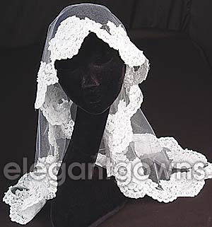 Clearance Mantilla Veil CA5148C - Click Image to Close