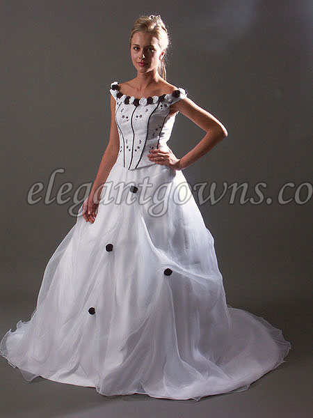 Black Fleur Wedding Gown Divine Collection Wedding Dress D626 formerly 