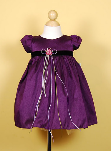Helen Flower Girl Dress - Purple - Click Image to Close