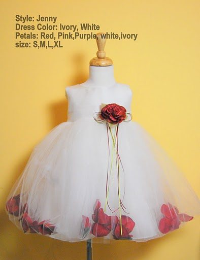 Jenny Petal Flower Girl Dress - Click Image to Close