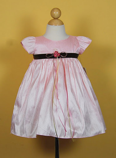 Helen Flower Girl Dress - Pink - Click Image to Close