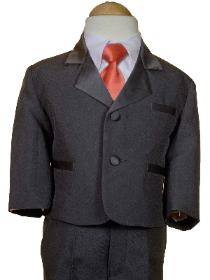 Persimmon Vest & Tie Ring Bearer Suit - Click Image to Close
