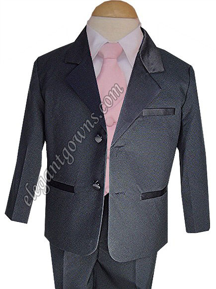 Pink Vest & Tie Ring Bearer Suit - Click Image to Close