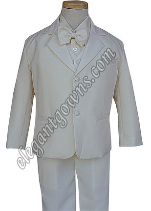 Clearance All White Bond Ring Bearer Tuxedo - Click Image to Close
