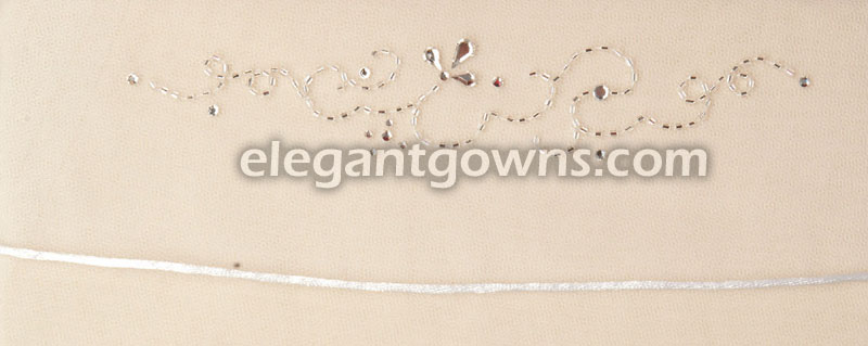 Clearance Ivory Waist Length Wedding Veil 2012-20_C - Click Image to Close