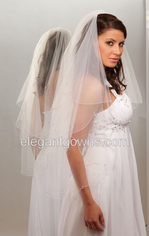 Clearance Wedding Veil 749V_C - Click Image to Close