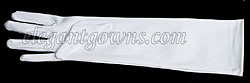 Matte Satin Bridal Gloves CA4932C
